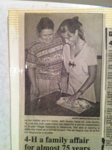 My mom and I in 1996.