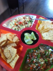 Pico de Gallo and Roasted Corn Salsa